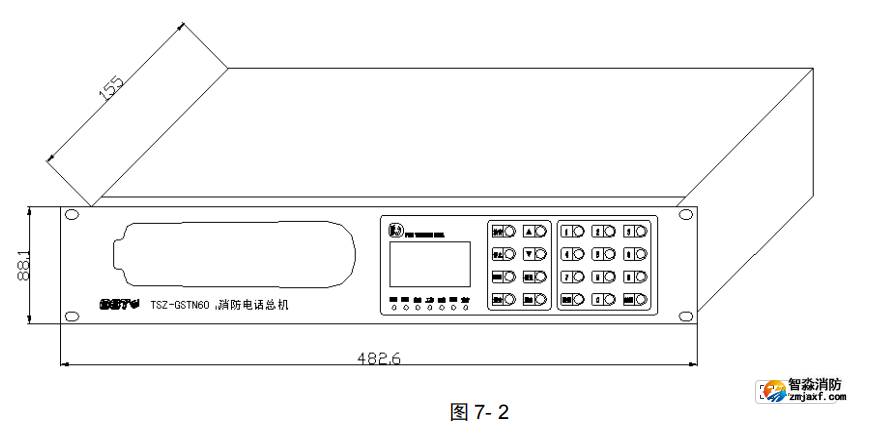 海灣TSZ-GSTN60消防電話總機接線安裝技術 海灣TSZ-GSTN60消防電話總機接線安裝技術